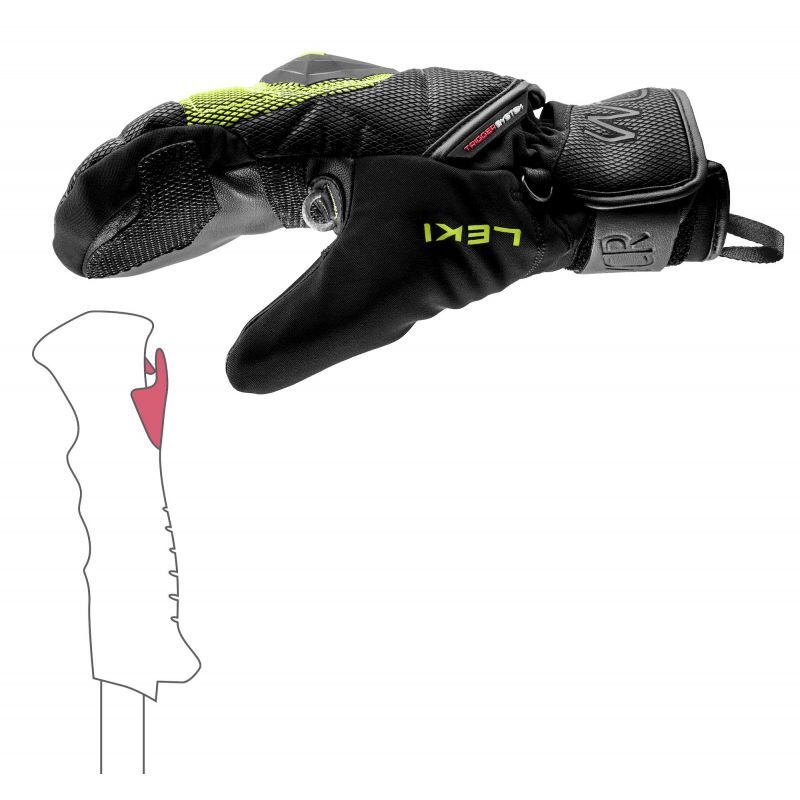 Leki Worldcup Race Coach 3D Junior Mitt - Handskar - Barn | Hardloop