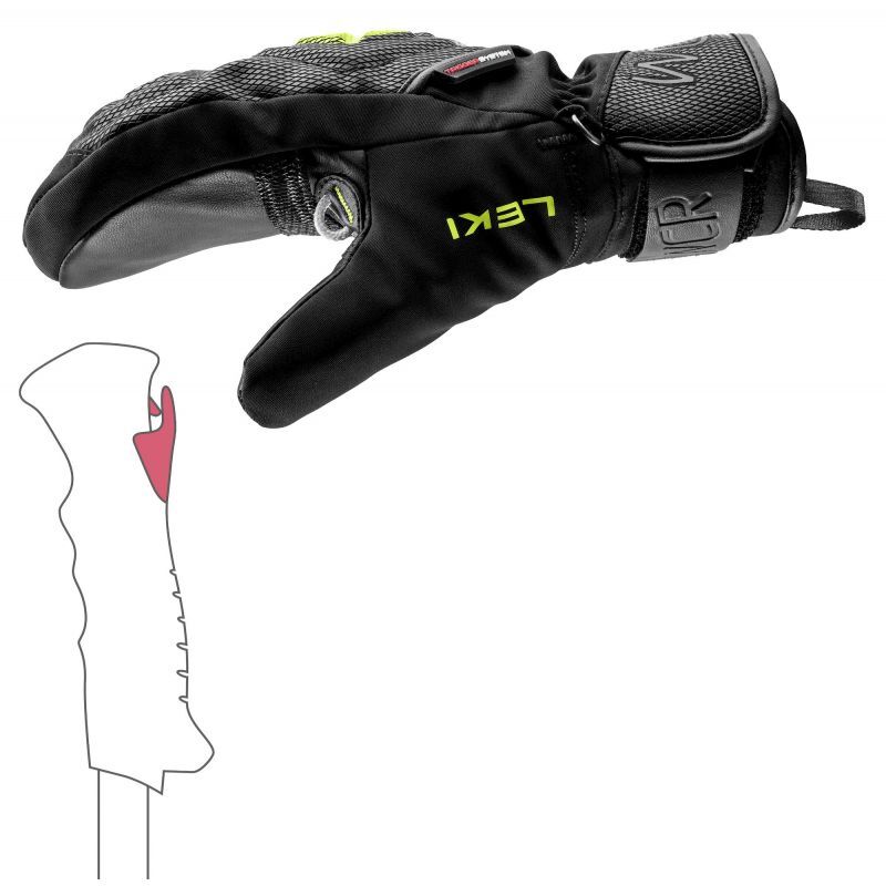 Leki Worldcup Race C-Tech 3D Junior Mitt - Fäustlinge - Kind | Hardloop