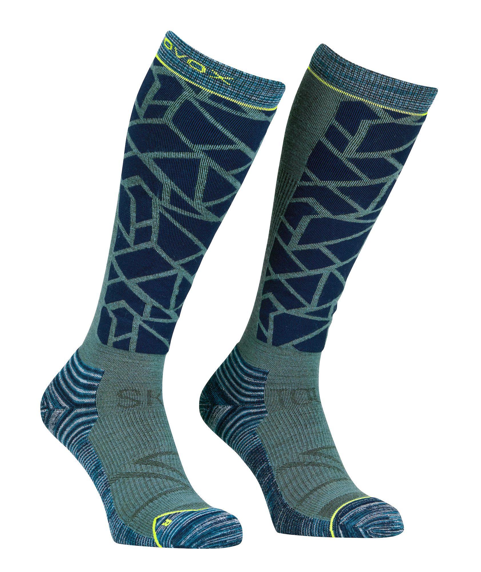 Ortovox Ski Tour Comp Long Socks - Calcetines de merino - Hombre | Hardloop