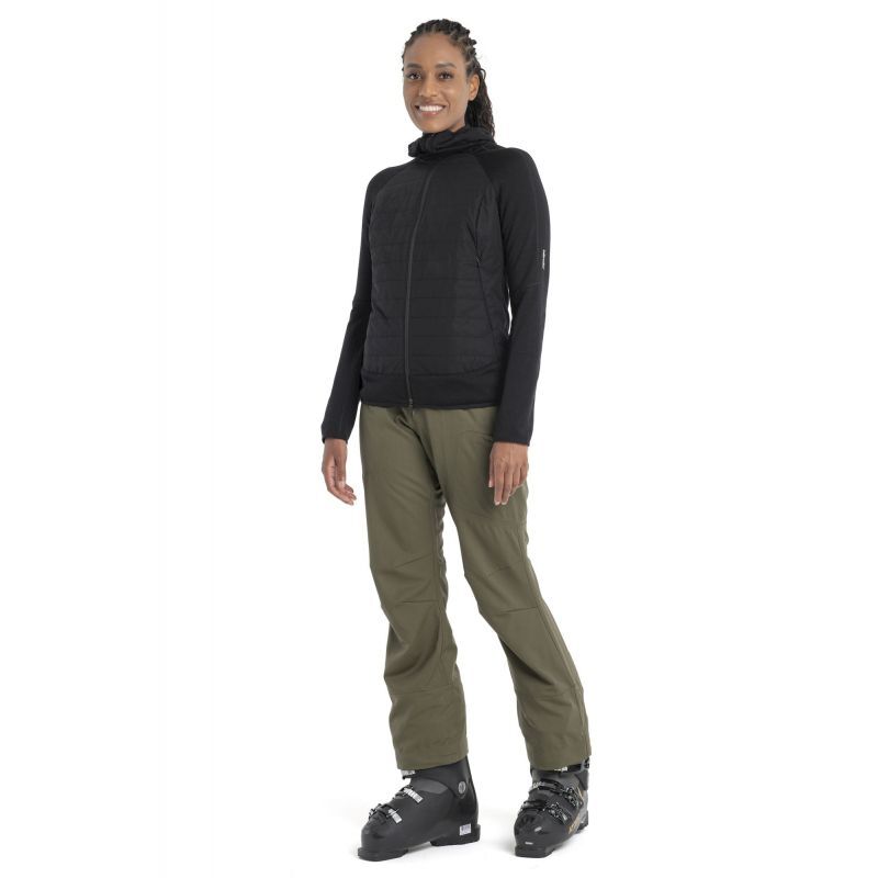 Icebreaker Merino Quantum Hybrid LS Zip Hoodie - Sudadera de lana merina - Mujer | Hardloop