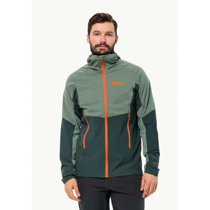 Jack Wolfskin Brisstal Hoody - Kurtka softshell meska | Hardloop
