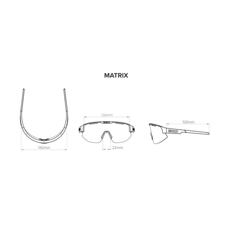Bliz Matrix - Lunettes de soleil | Hardloop