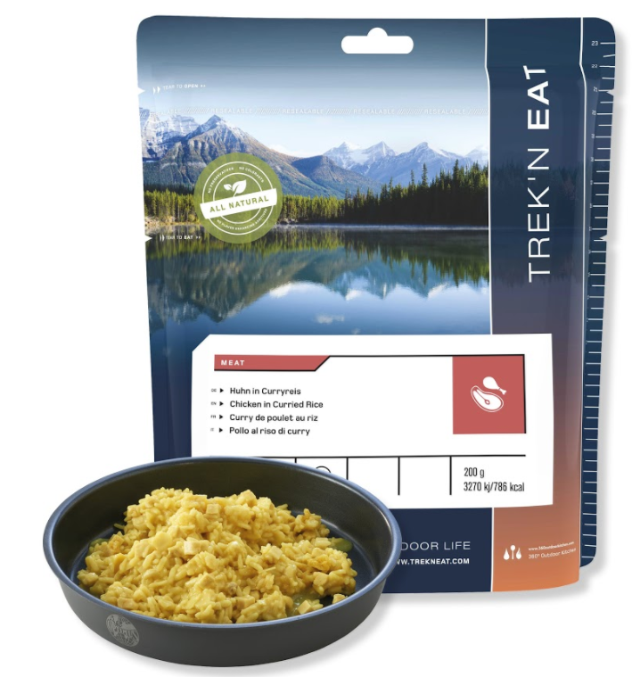 TREK'N EAT Emergency Food Huhn Curryreis - 700g Notfallnahrung Für Outdoor