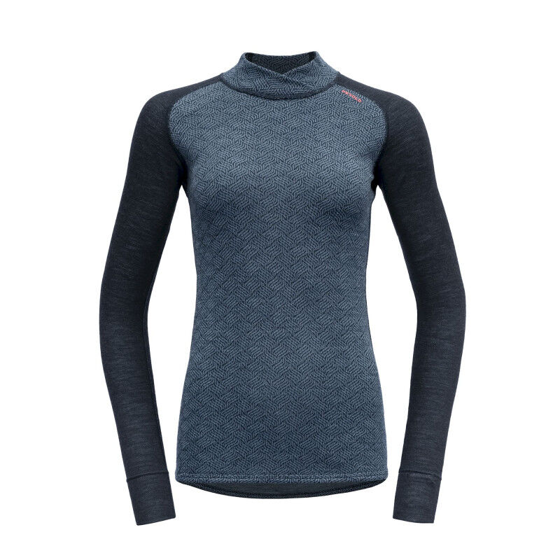 Devold Kvitegga Merino 230 Cross Neck - Roupa interior de lã merino mulher | Hardloop