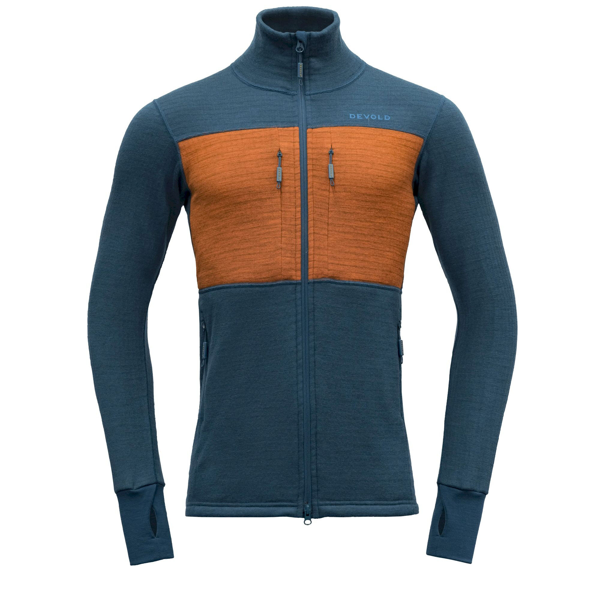 Devold Egga Grid Merino Jacket - Merino Fleece jacket - Men's | Hardloop