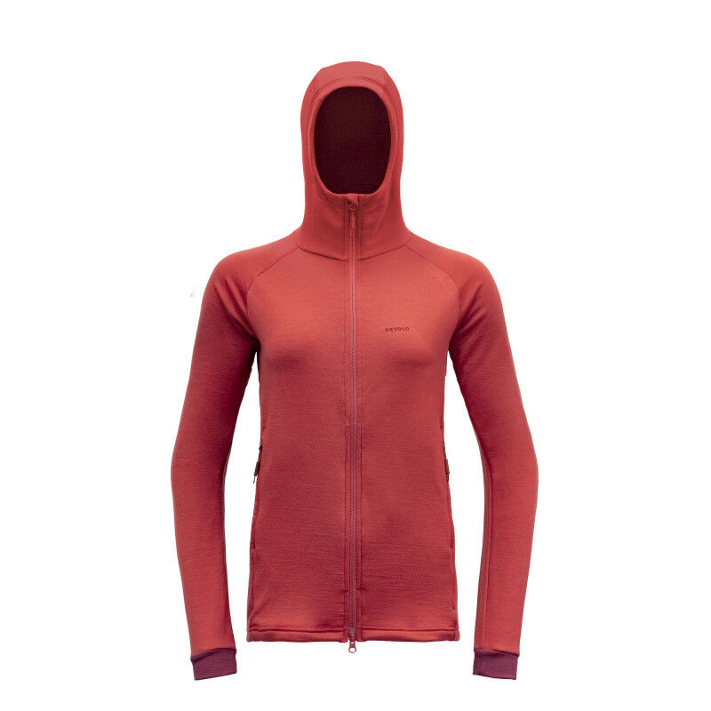 Devold Nibba Merino Jacket Hood - Forro polar de lana merina - Mujer | Hardloop