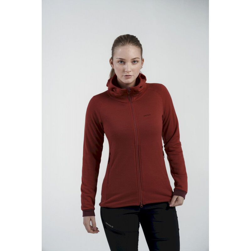 Devold Nibba Merino Jacket Hood - Giacca in pile di merino - Donna | Hardloop
