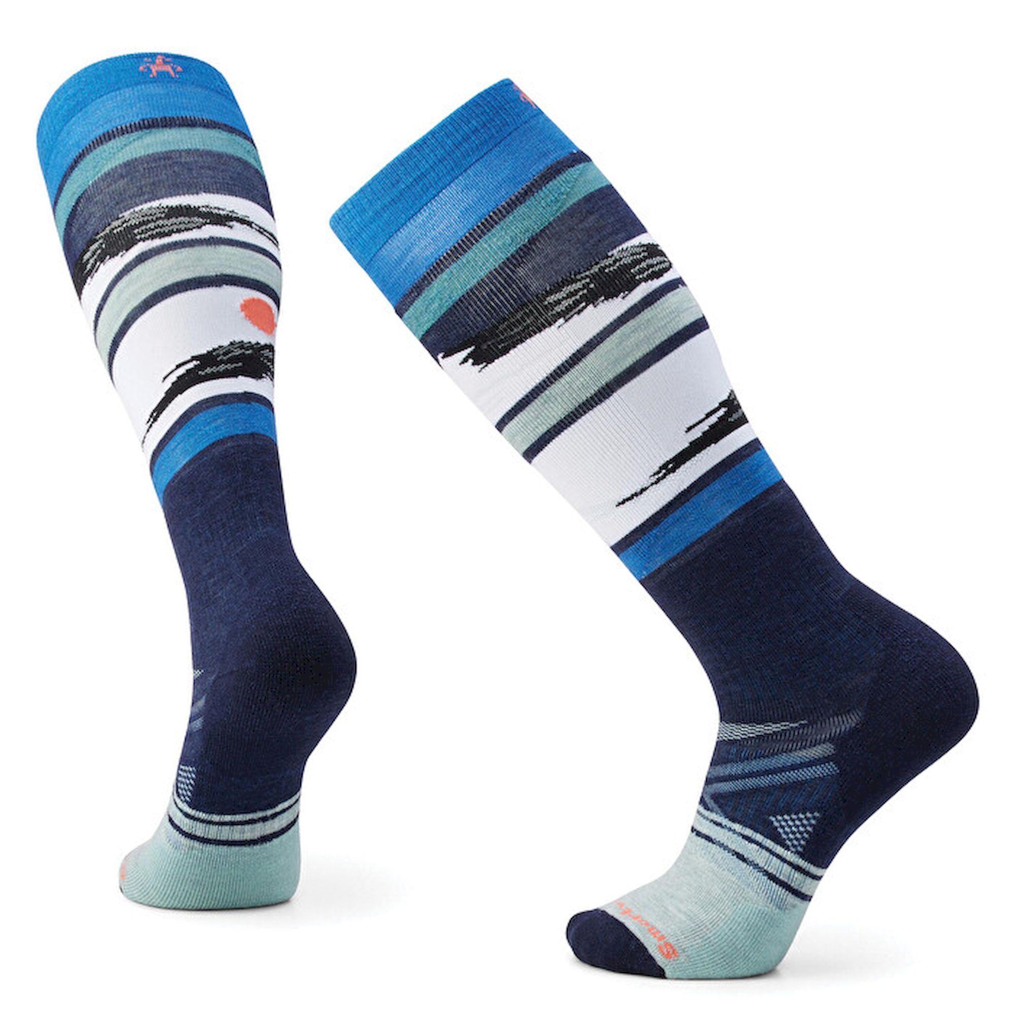 Smartwool Ski Full Cushion Midnight Ski Pattern OTC Socks - Merino socks | Hardloop