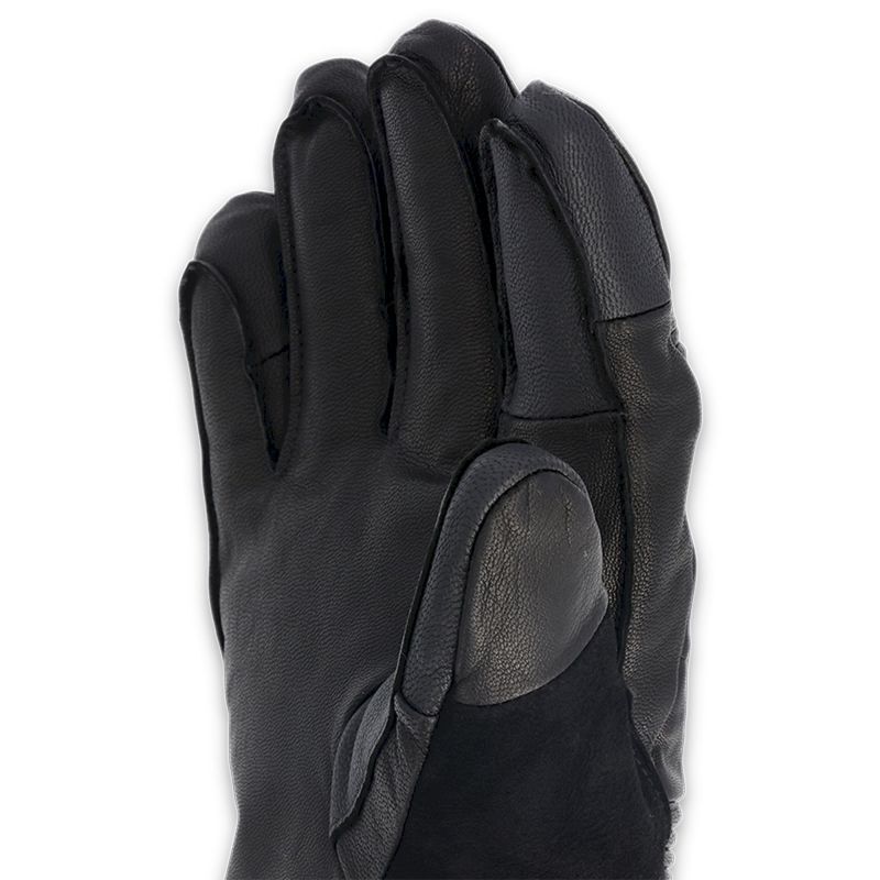 Gants De Ski Outdoor Research Point’n Chute – Cuir 3 Doigts Taille M Noir