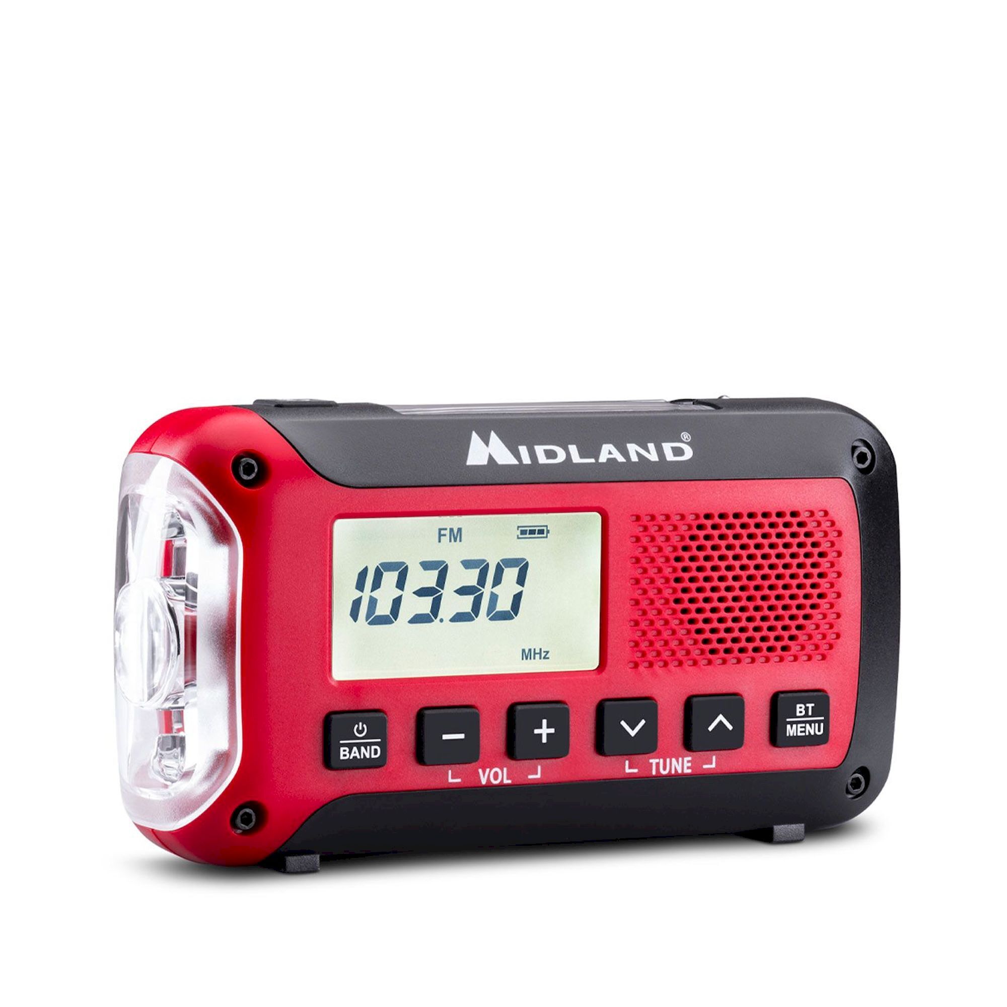 Midland ER250 BT Emergency Bluetooth Radio | Hardloop