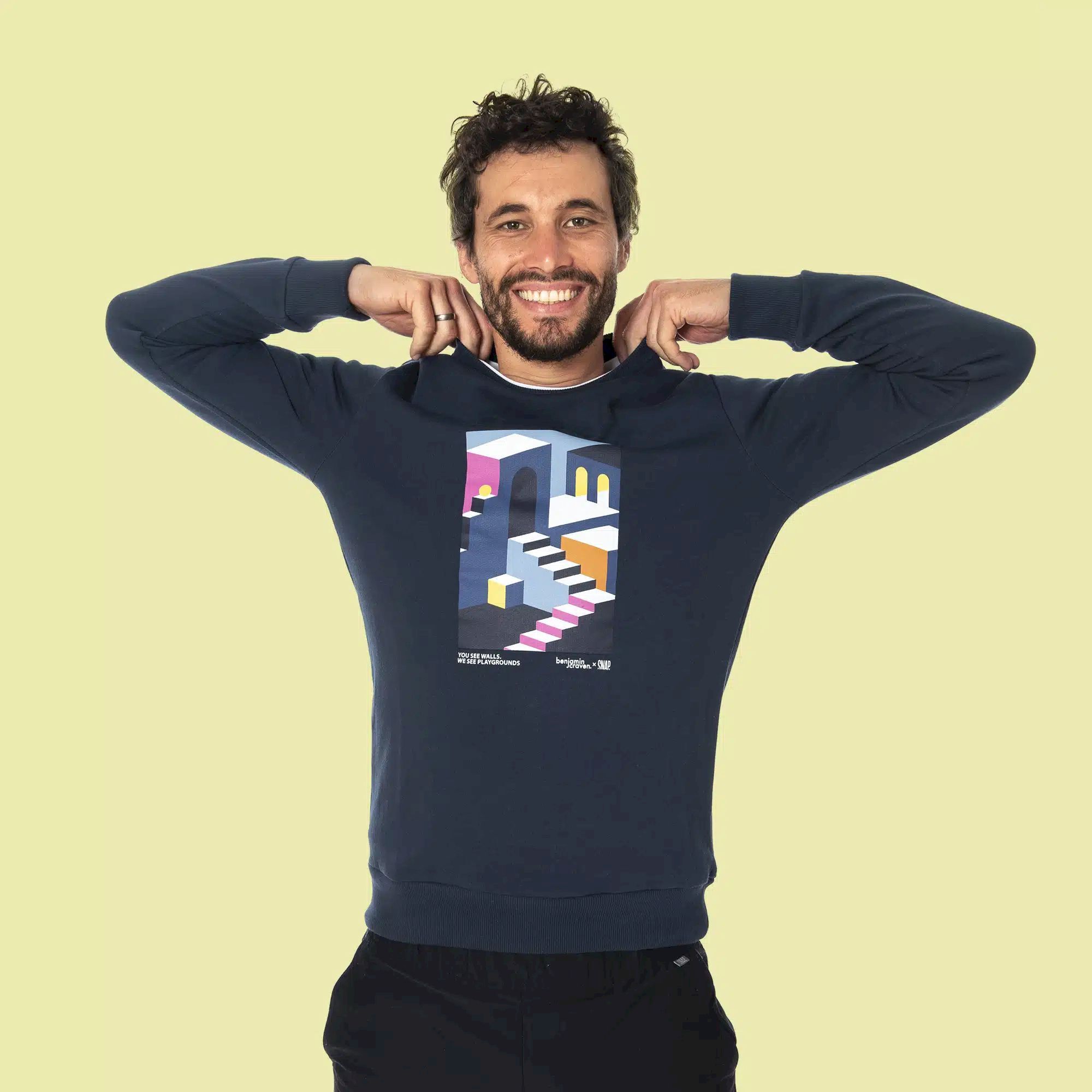 Snap B.Craven Sweater - Bluza męska | Hardloop