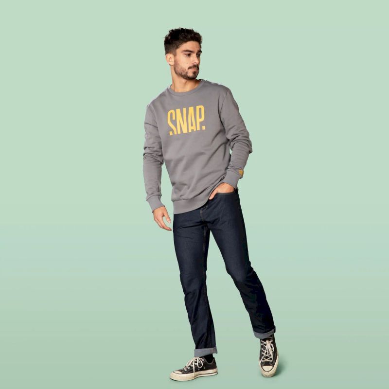 Snap Logo Sweater - Överdragströjor | Hardloop