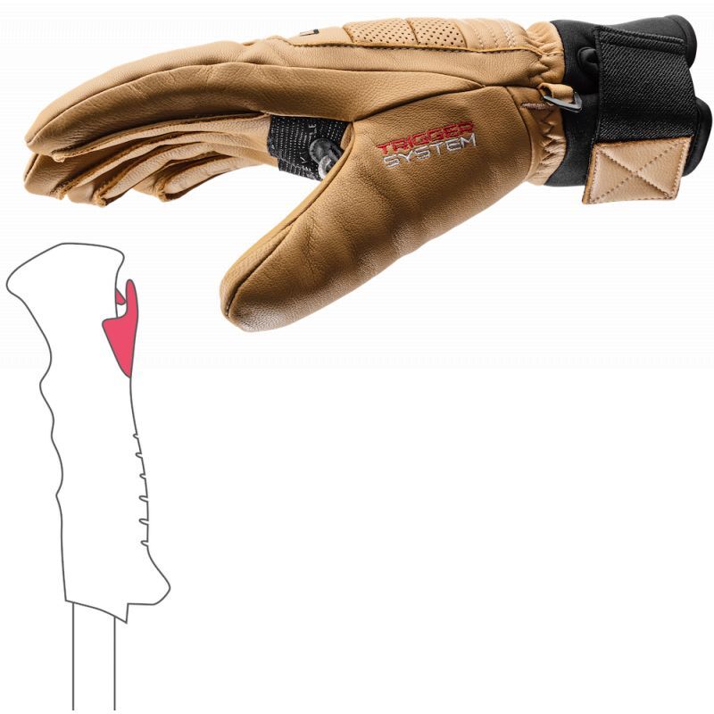 Leki Copper 3D Pro - Gants ski | Hardloop