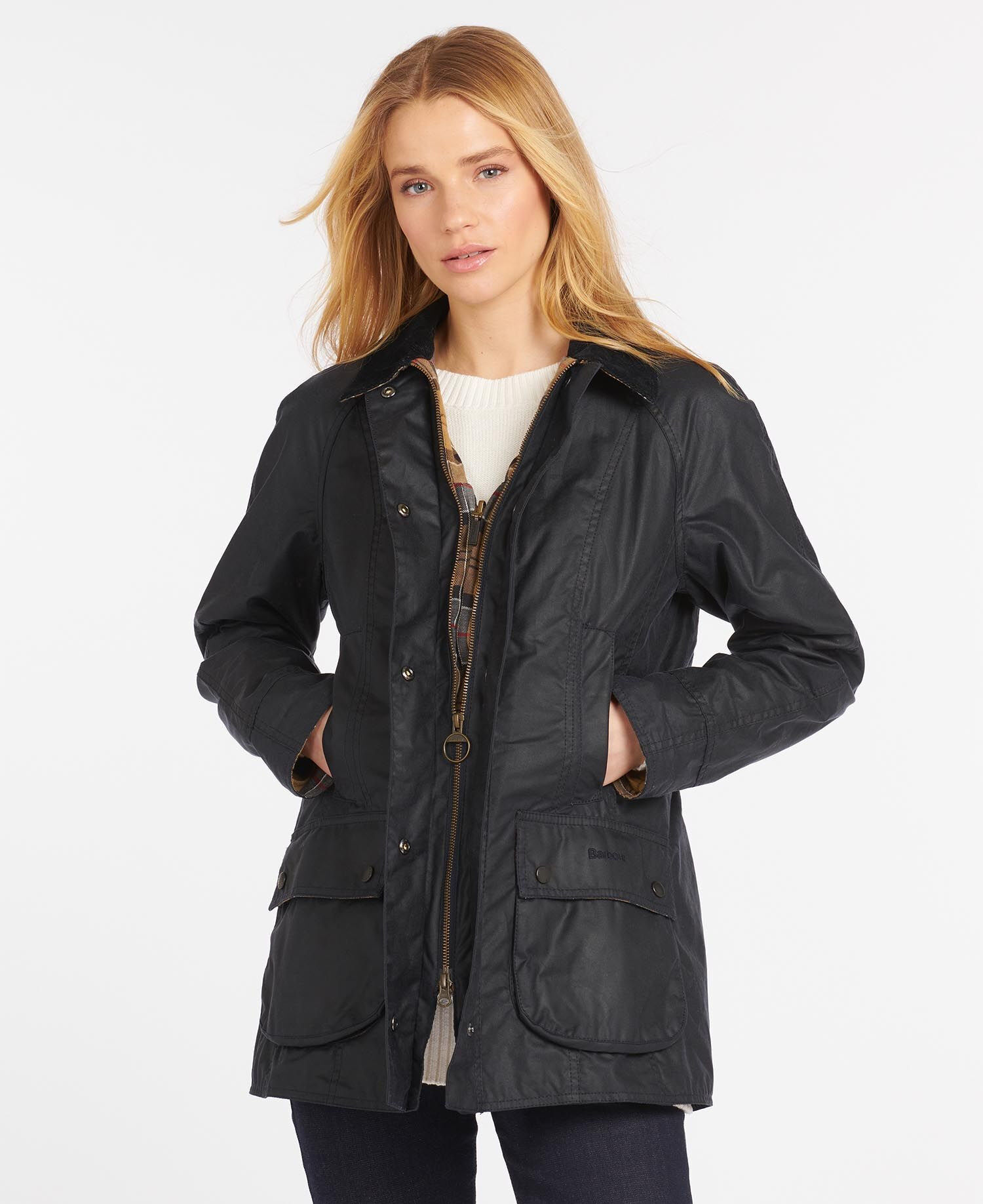 Beadnell Wax Jacket Jacke Damen
