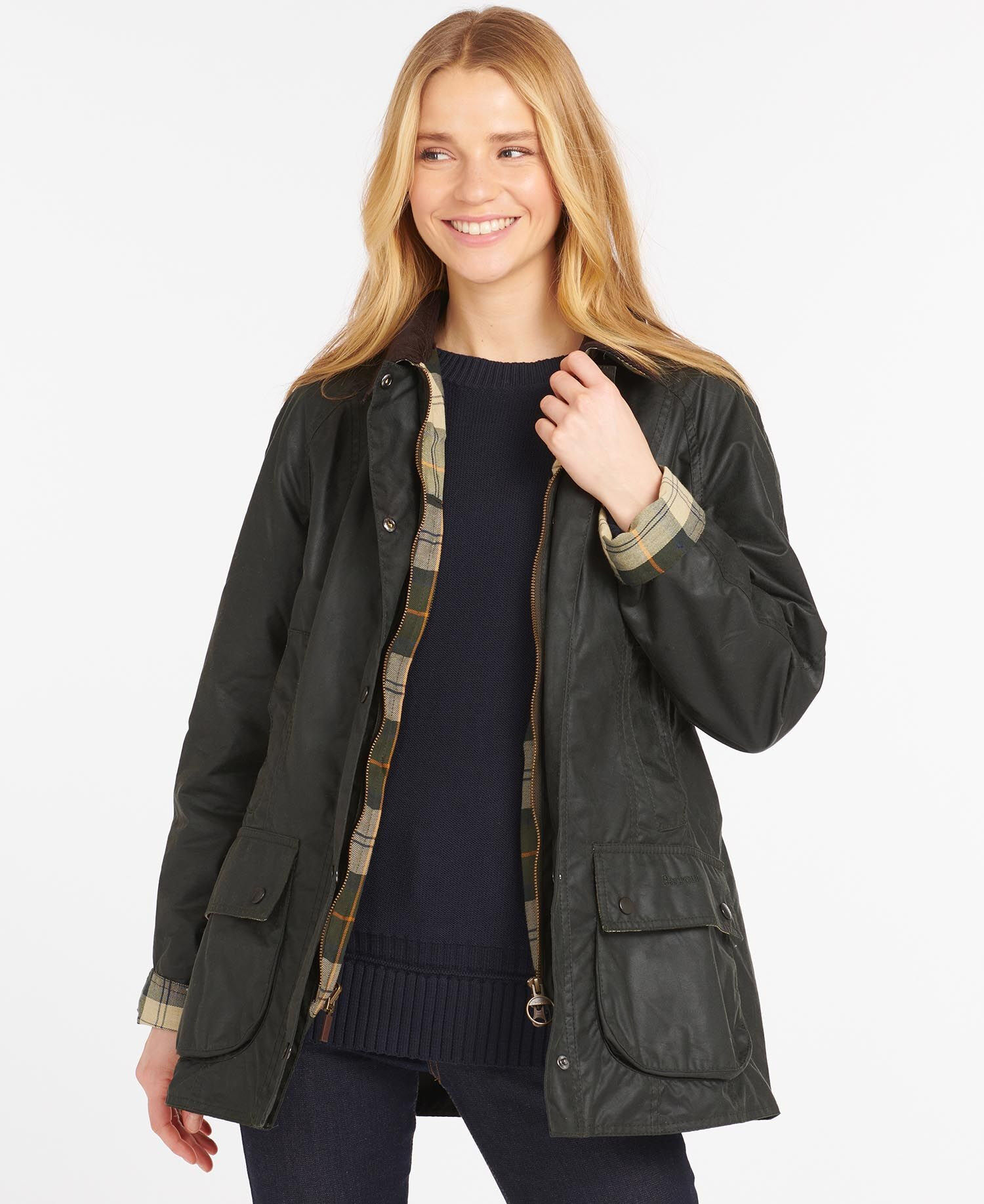 Barbour Beadnell Wax Jacket - Chaqueta - Mujer