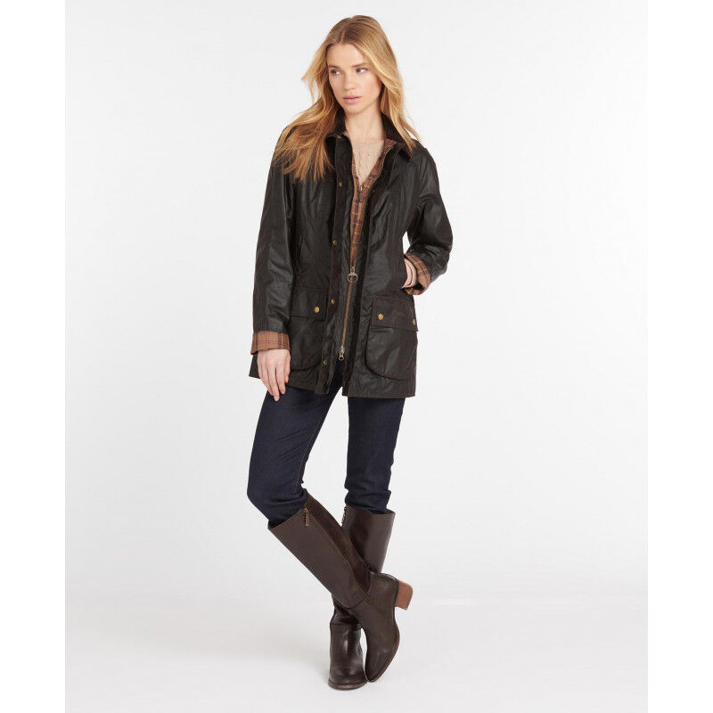 Barbour Beadnell Wax Jacket - Chaqueta - Mujer | Hardloop