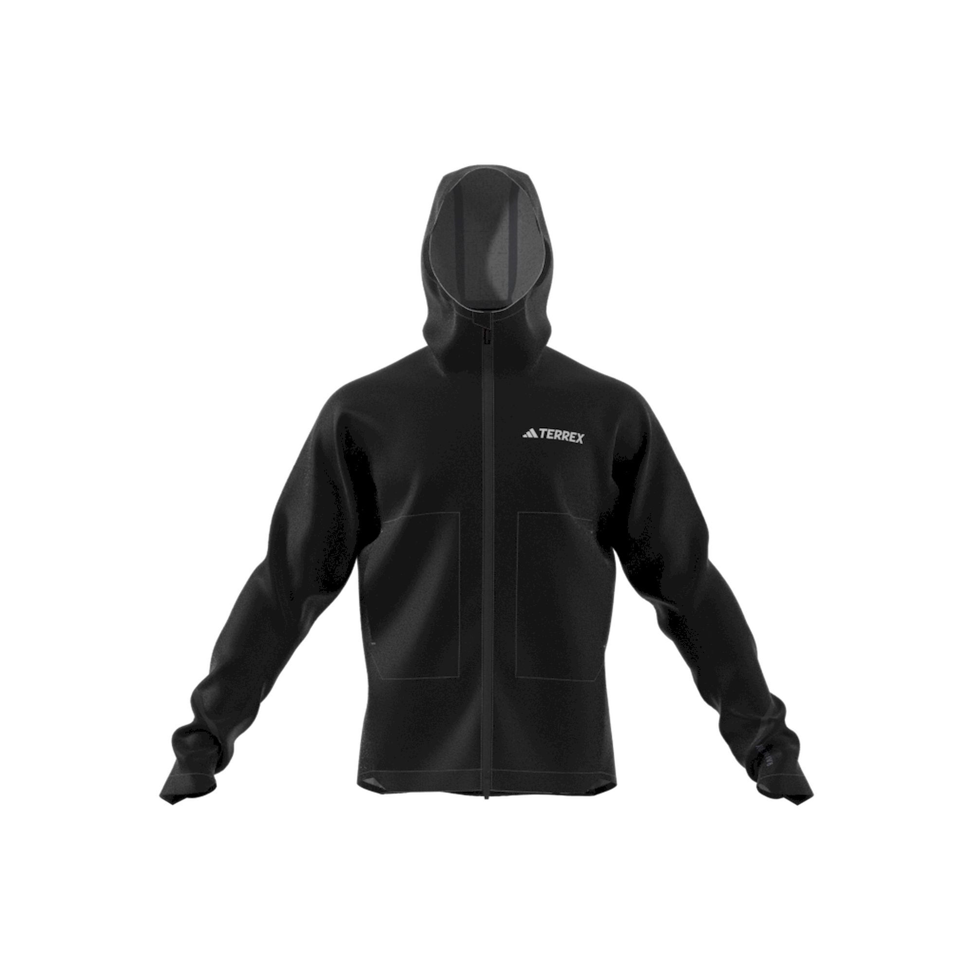 albatros - Giacca Impermeabile - Uomo, Nero (Nero/Rosso), 3X-Large