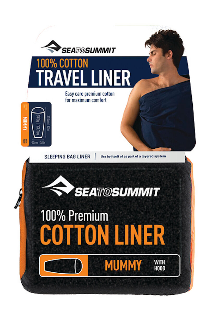 Sea To Summit - Coton Mummy Tapered - Sacco lenzuolo