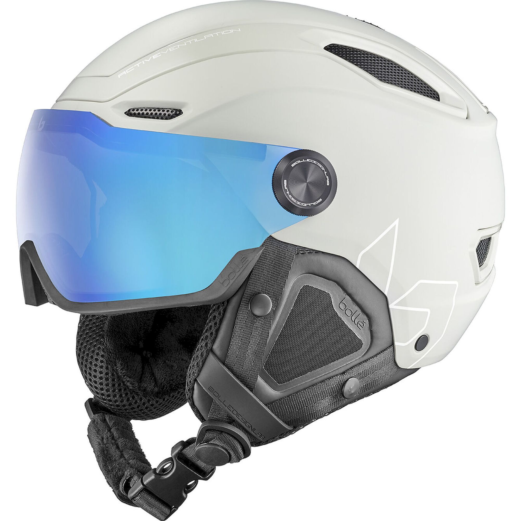 Bollé V-Line - Photochromic Blue Cat 1-3 - Ski helmet | Hardloop