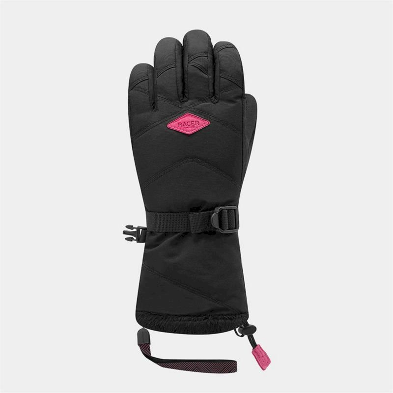 Trespass Ruri II – Guanti Da Sci Per Bambini (8-10 Anni) – Leggeri – Colore Nero