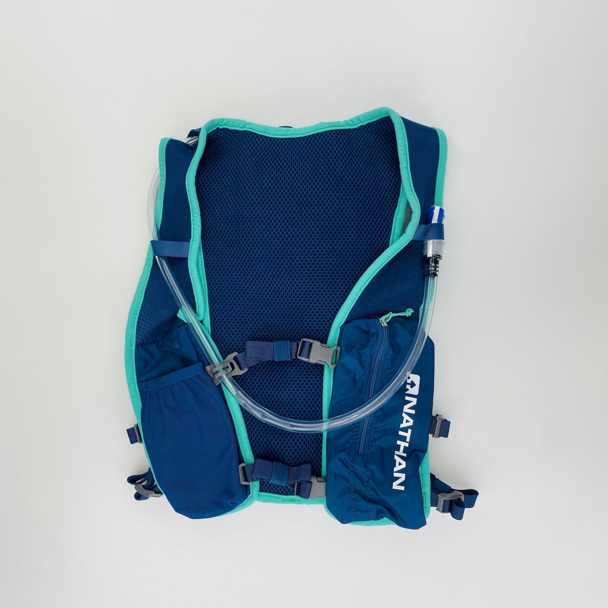 Nathan QuickStart 6L (1.5L Bladder Included) - Zaino trail running di seconda mano - Blu - Taglia unica | Hardloop