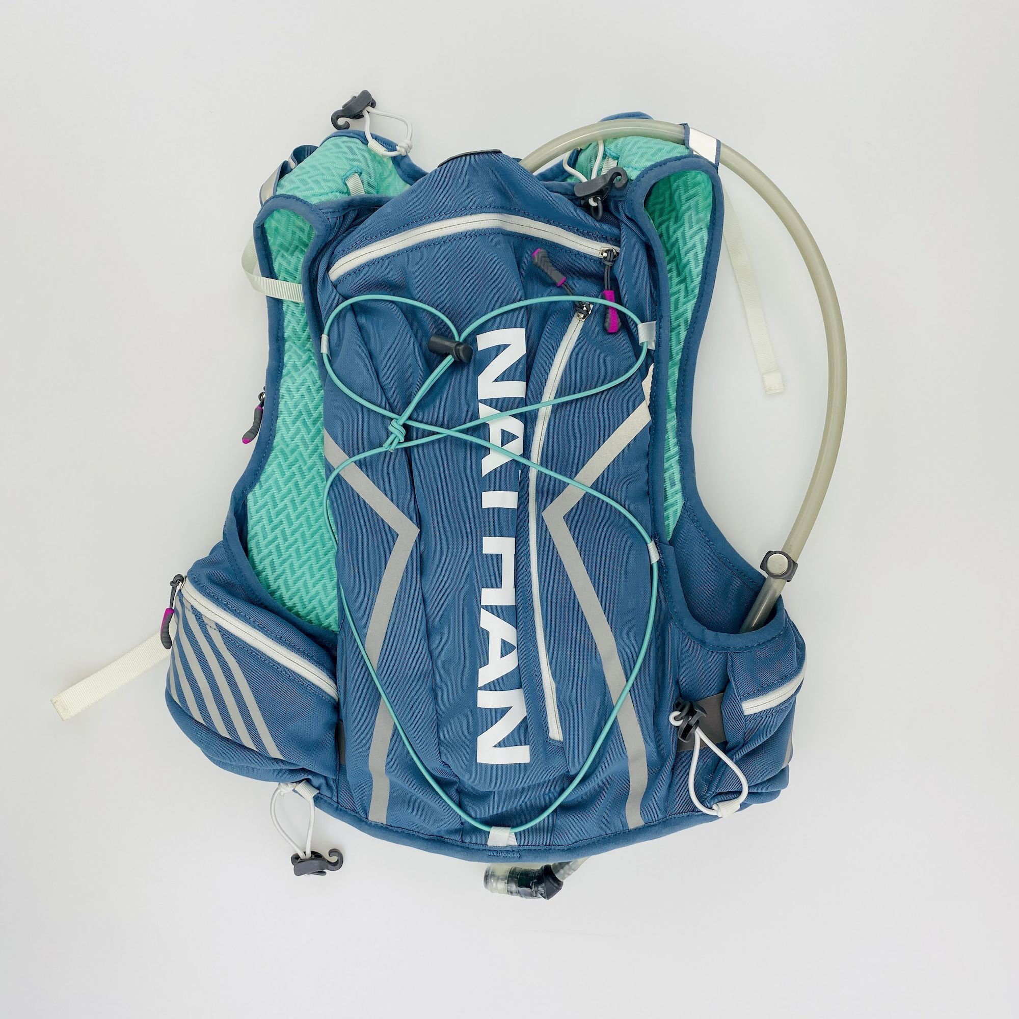 Nathan VaporShadow 11L - Second Hand Plecak do biegania damski - Niebieski - XS | Hardloop