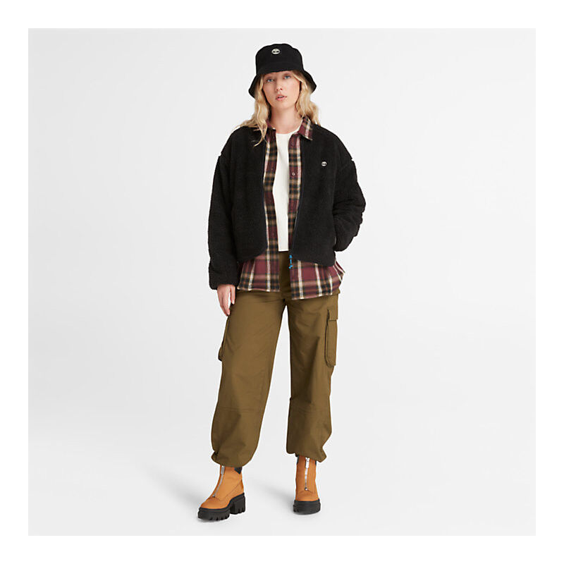 Timberland Sherpa Fleece Bomber - Fleecevest - Dames | Hardloop