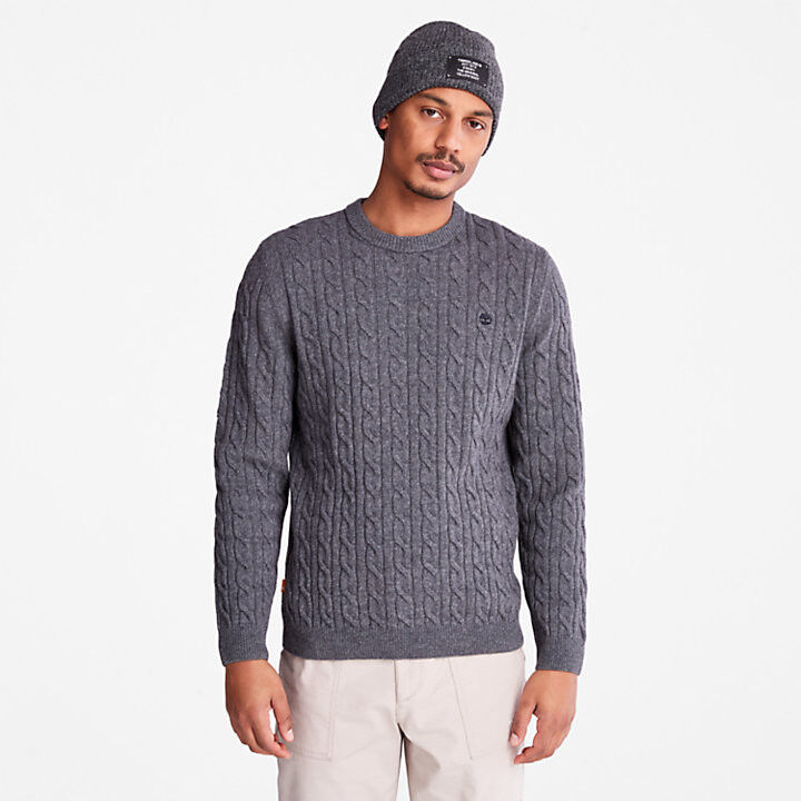 Timberland Phillips Brook Cable Crew Neck Sweater - Felpa - Uomo | Hardloop