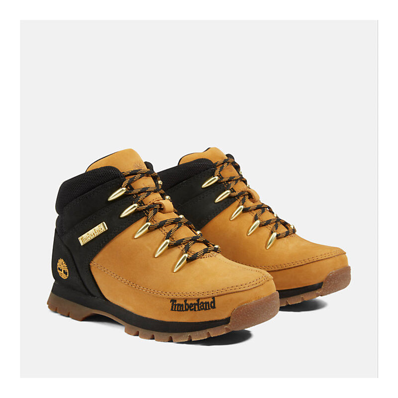 Timberland Euro Sprint Mid Hiker Youth - Kängor - Børn | Hardloop