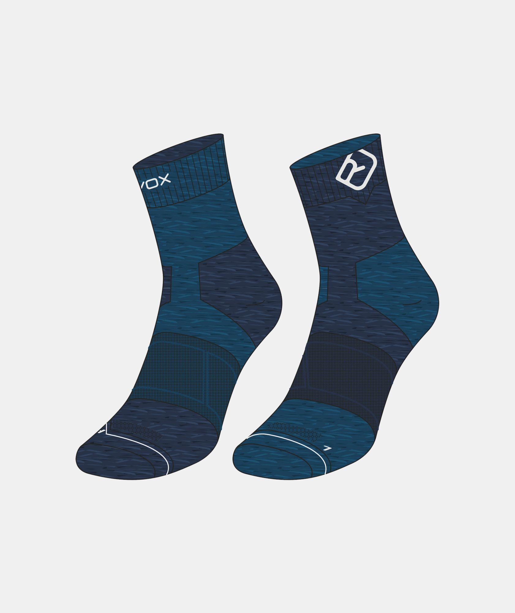 Ortovox Alpine Quarter Socks - Chaussettes en laine mérinos homme | Hardloop