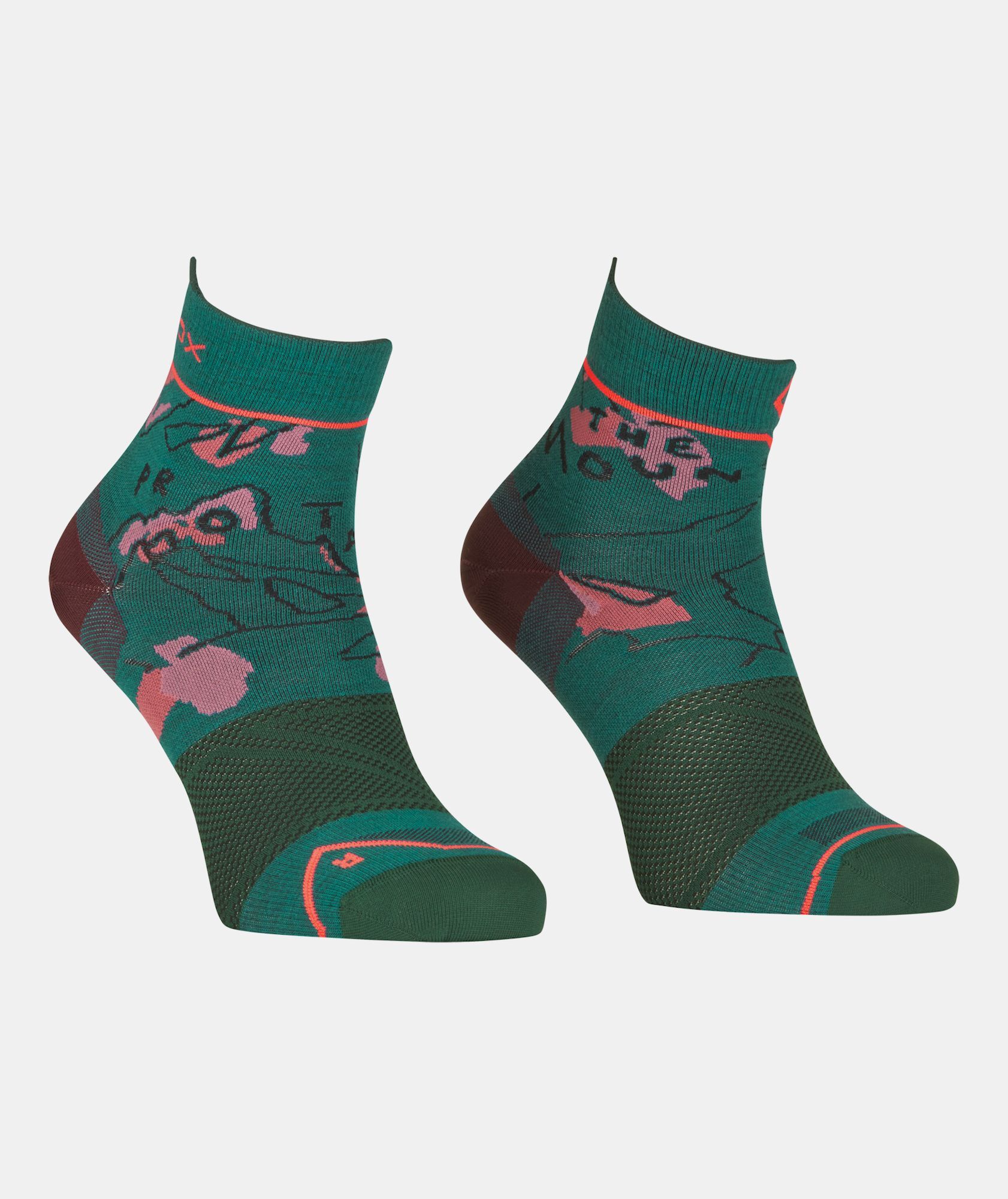 Ortovox Alpine Light Quarter Socks - Merino socks - Women's | Hardloop