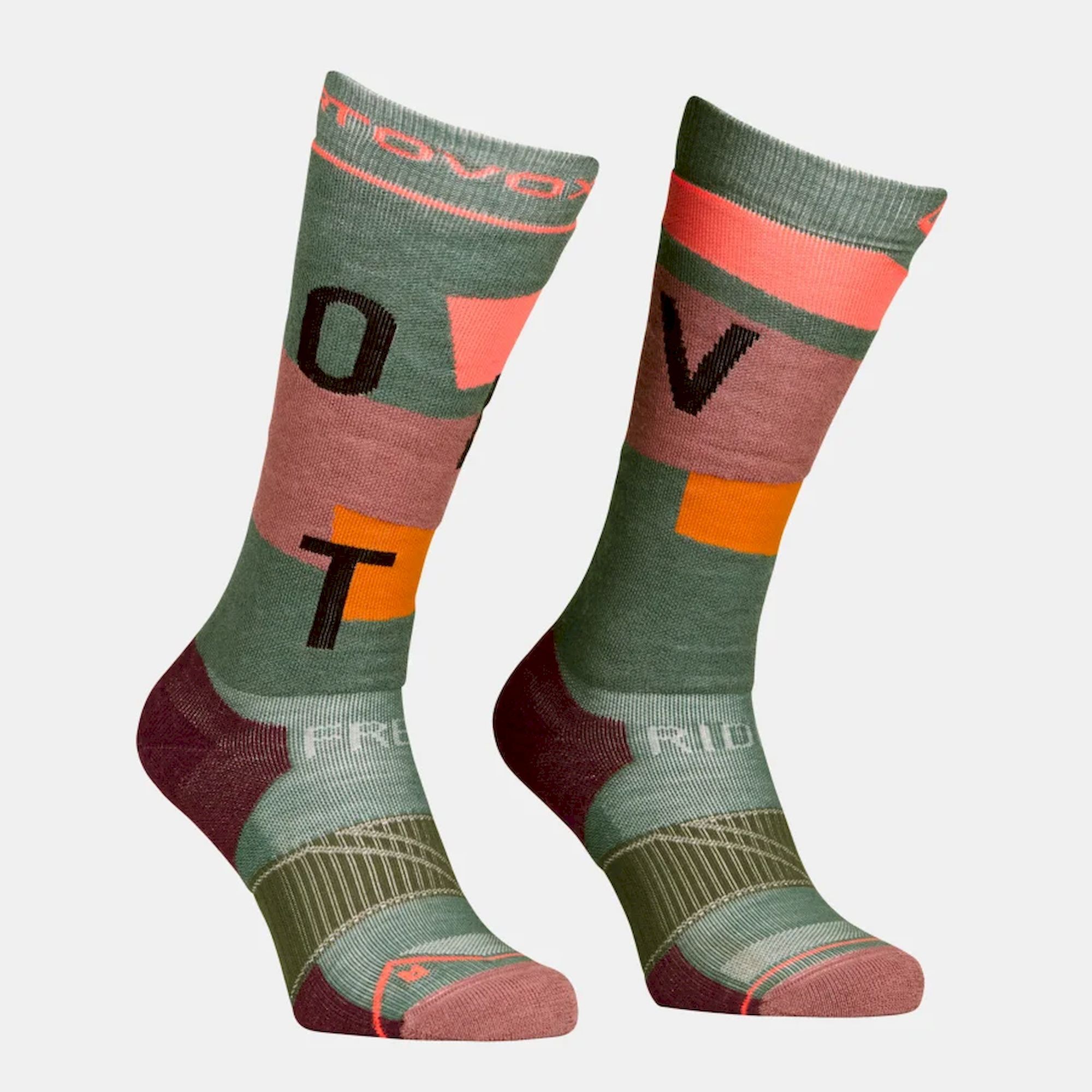 Ortovox Freeride Long Socks Cozy - Dámské ponožky | Hardloop