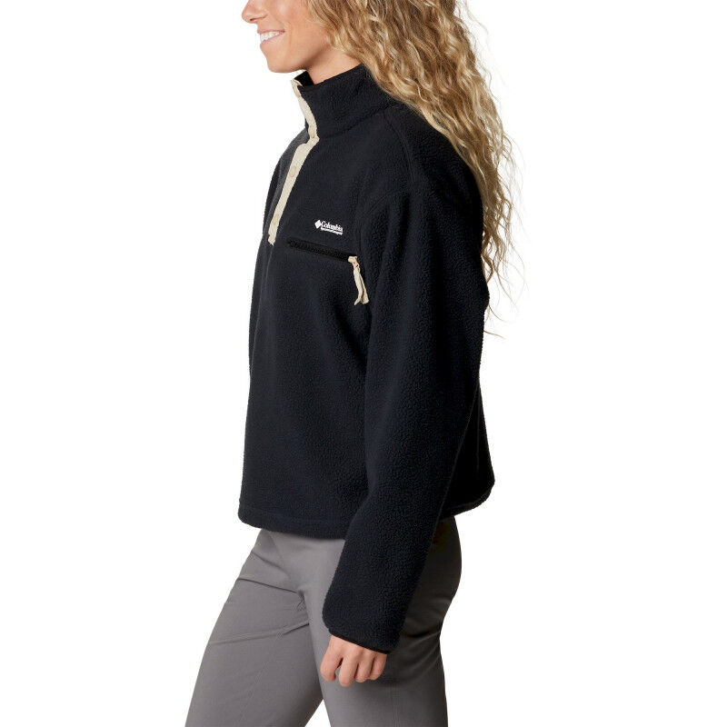 Columbia Helvetia Cropped Half Snap - Fleecetröjor - Dam | Hardloop