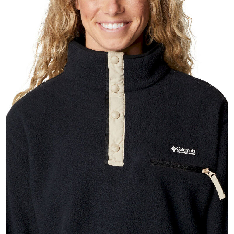 Columbia Helvetia Cropped Half Snap - Fleecevest - Dames | Hardloop