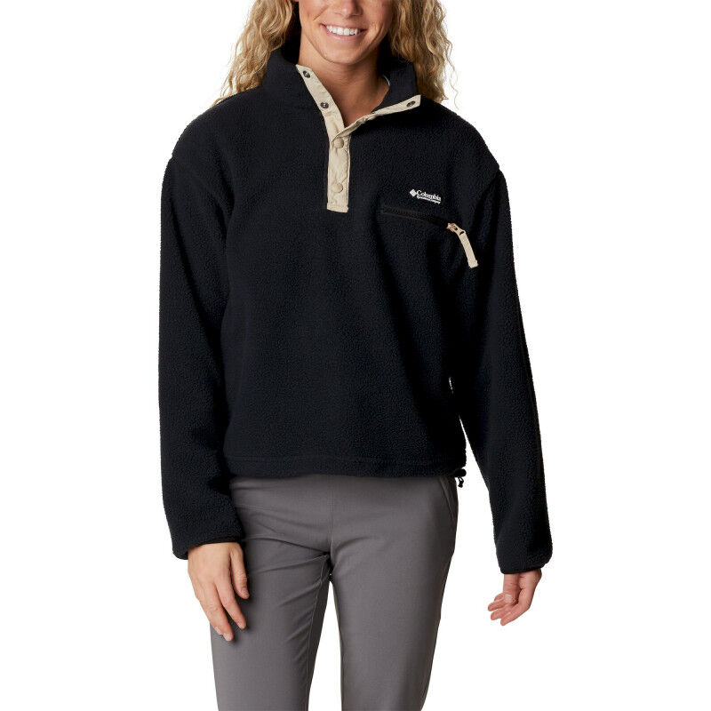 Columbia Helvetia Cropped Half Snap - Bluza polarowa damska | Hardloop
