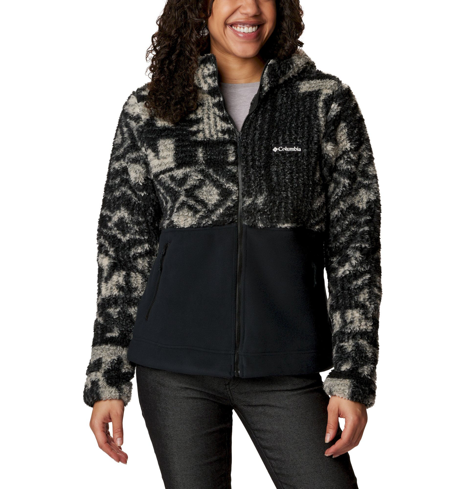 Columbia Winter Pass Sherpa Hooded Full Zip - Bluza polarowa damska | Hardloop