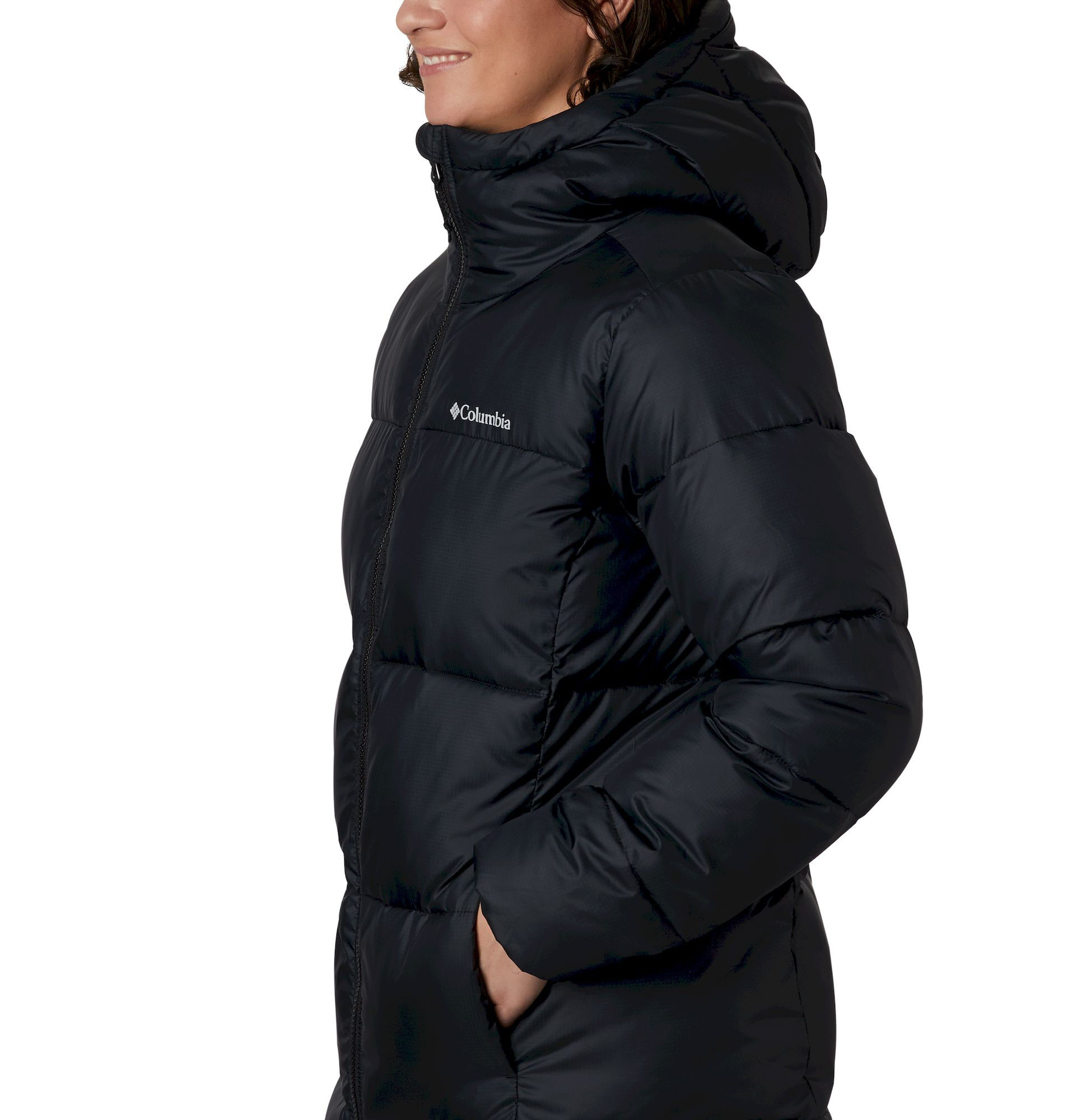 Columbia Puffect Mid Hooded Jacket - Kurtka zimowa damska | Hardloop