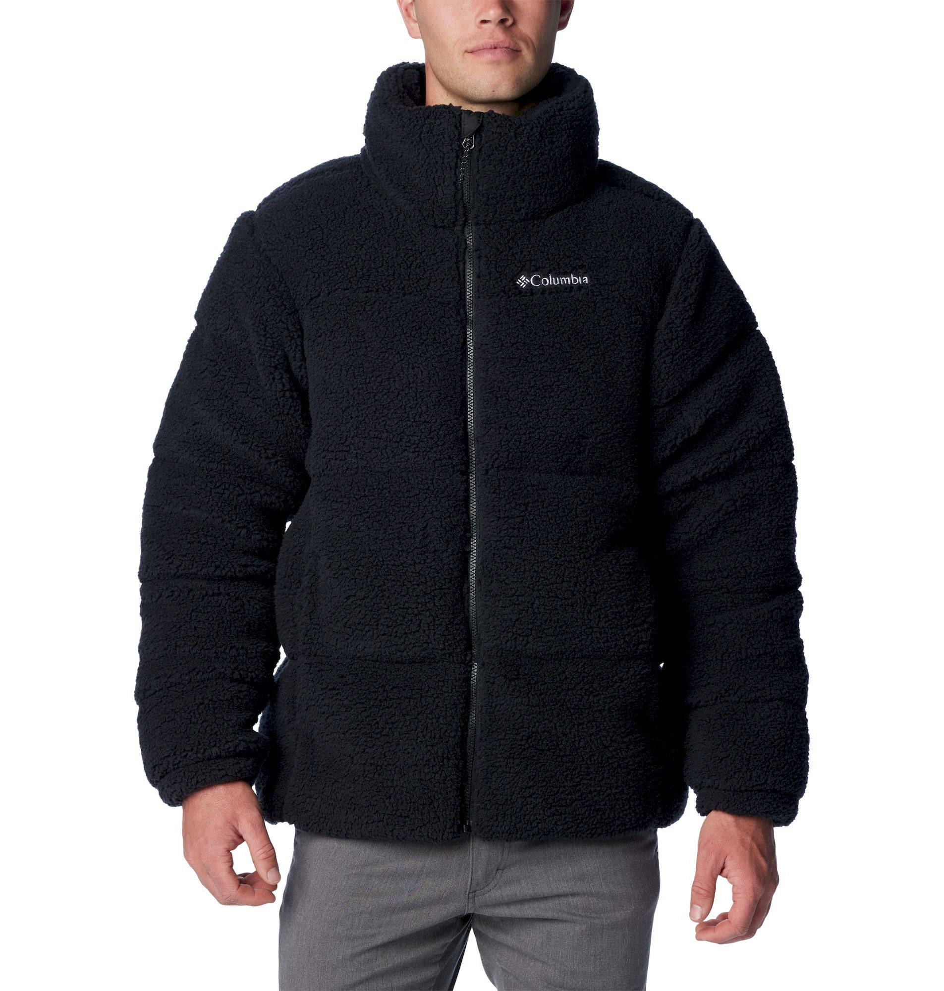 Sherpa Jacket Fuzzy Black Columbia Jacket Columbia Puffect Sherpa