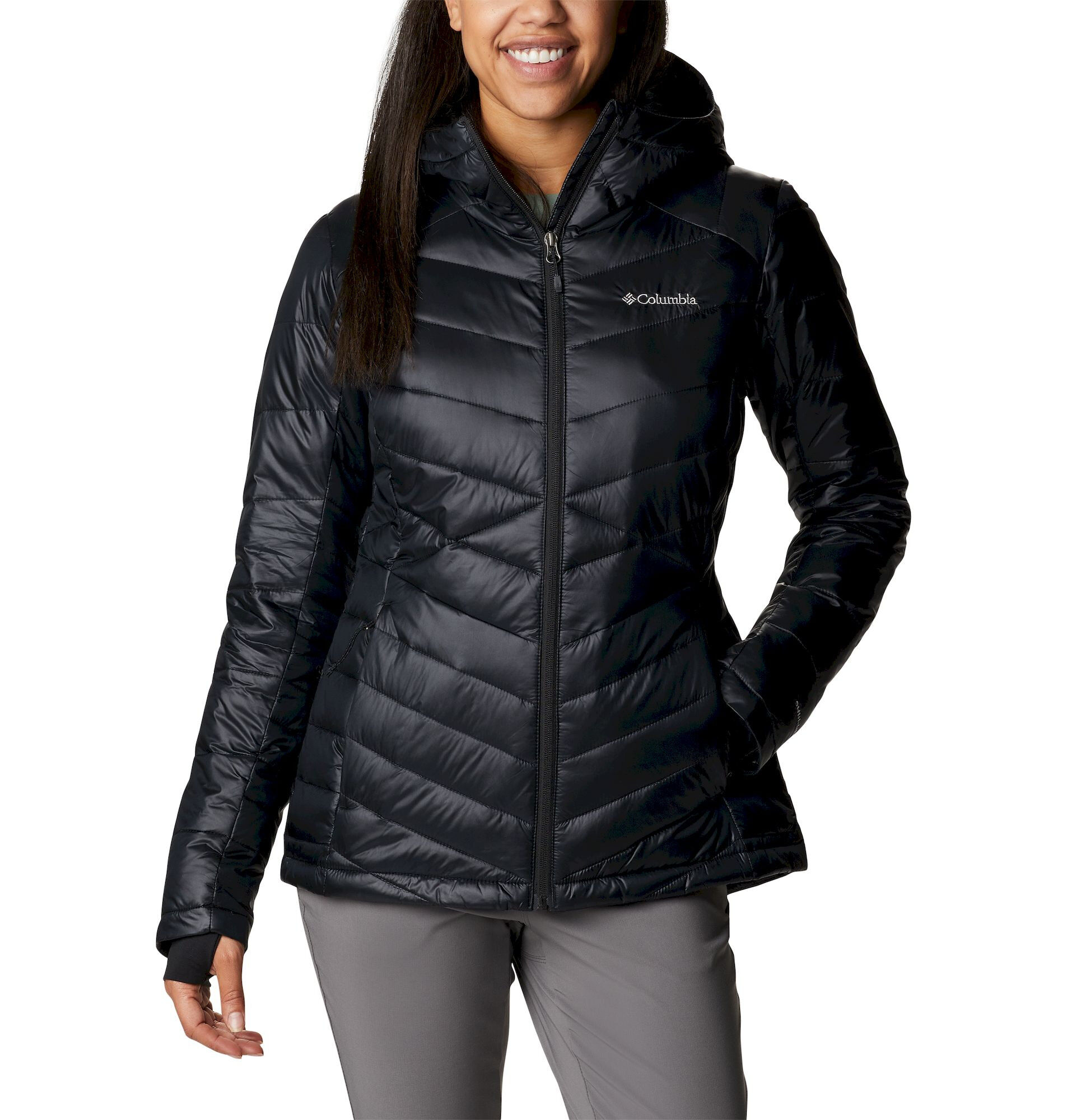 Columbia Joy Peak Hooded Jacket - Donsjack - Dames | Hardloop