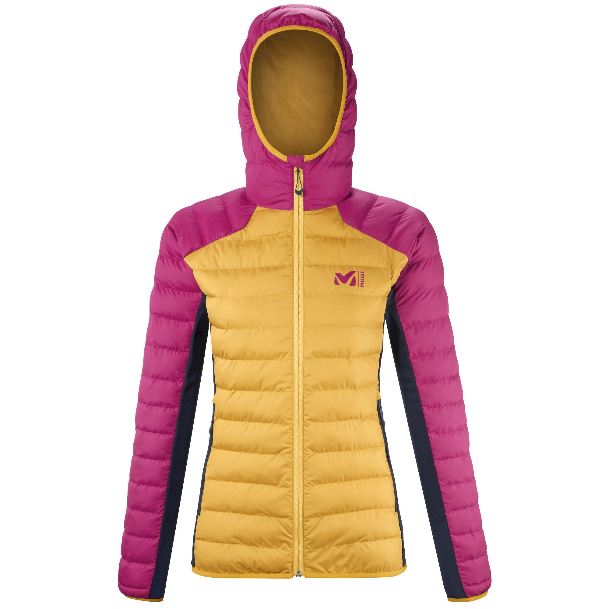 Chaqueta Millet Fitz Roy III Para Mujer - Impermeable, 2.5L, Ripstop, Rosa/gris, Ideal Senderismo