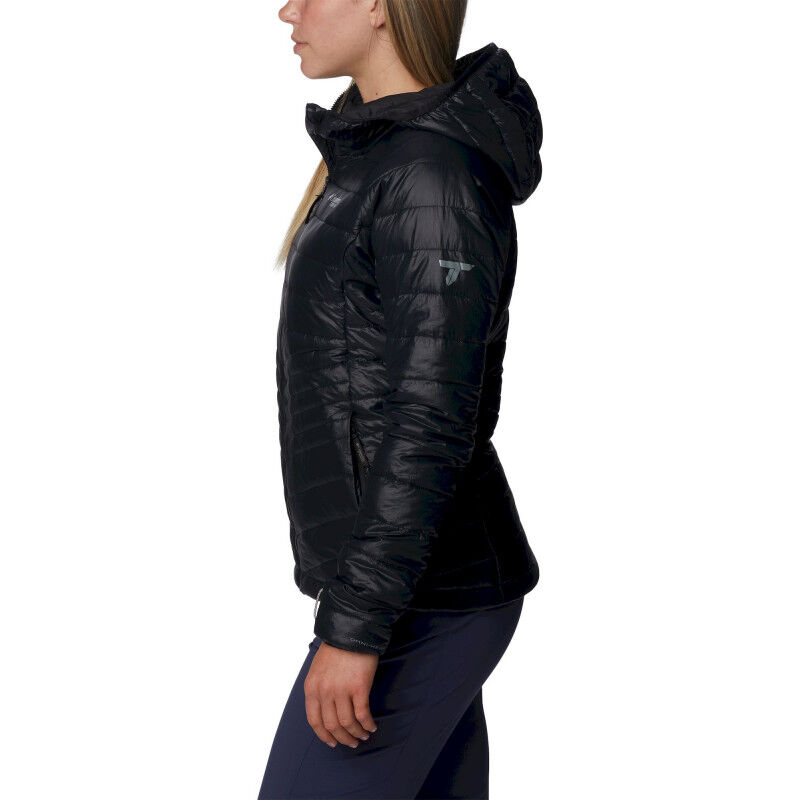 Columbia Platinum Peak Hooded Jacket - Dunjakke - Damer | Hardloop