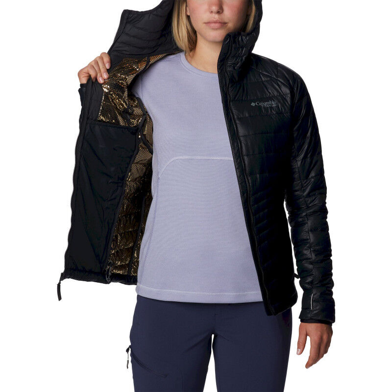 Columbia Platinum Peak Hooded Jacket - Dunjakke - Damer | Hardloop