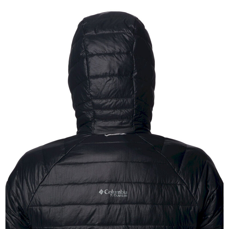 Columbia Platinum Peak Hooded Jacket - Dunjakke - Damer | Hardloop