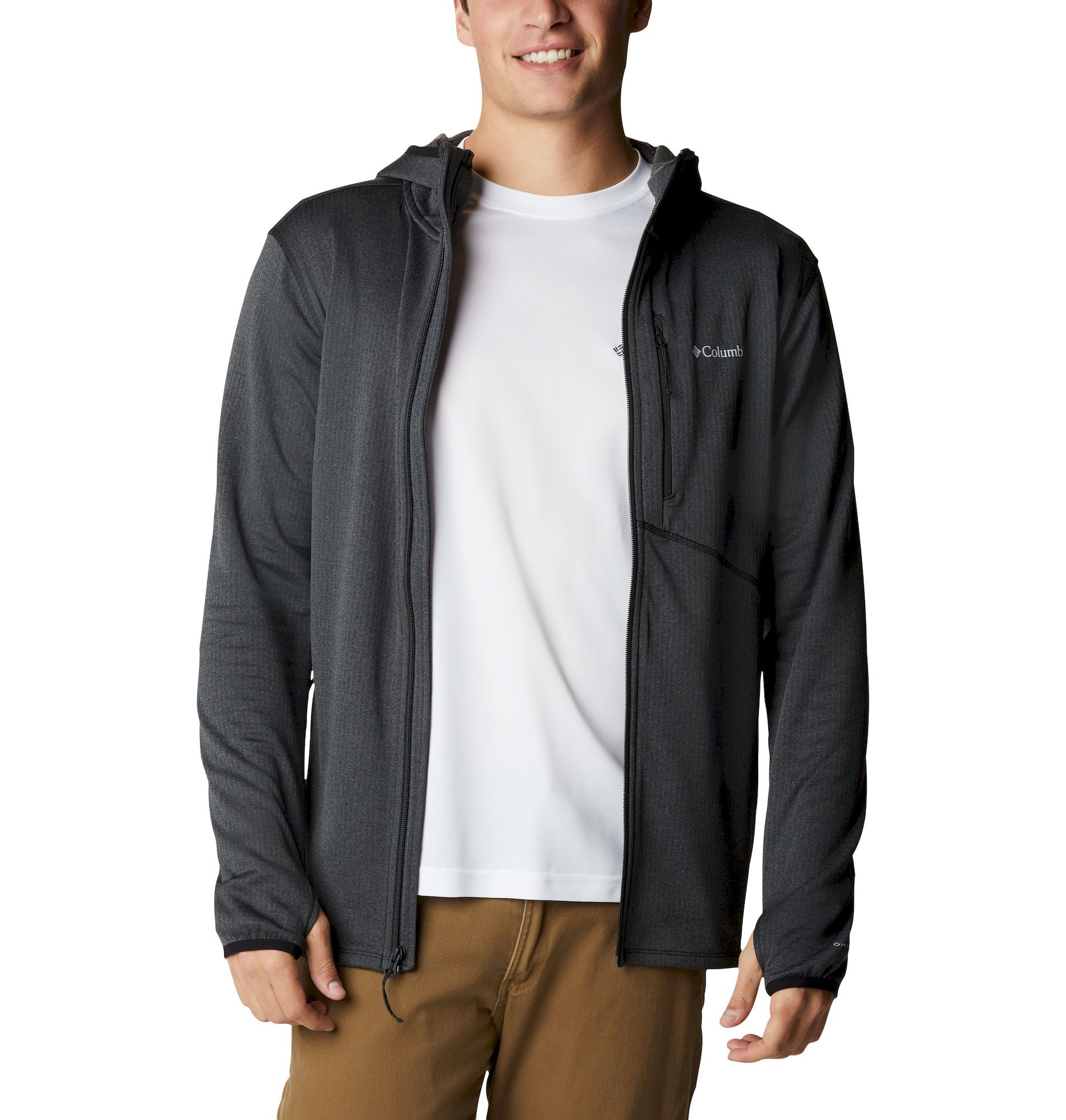 Columbia Park View Fleece Full Zip Hoodie - Fleecetakki - Miehet | Hardloop