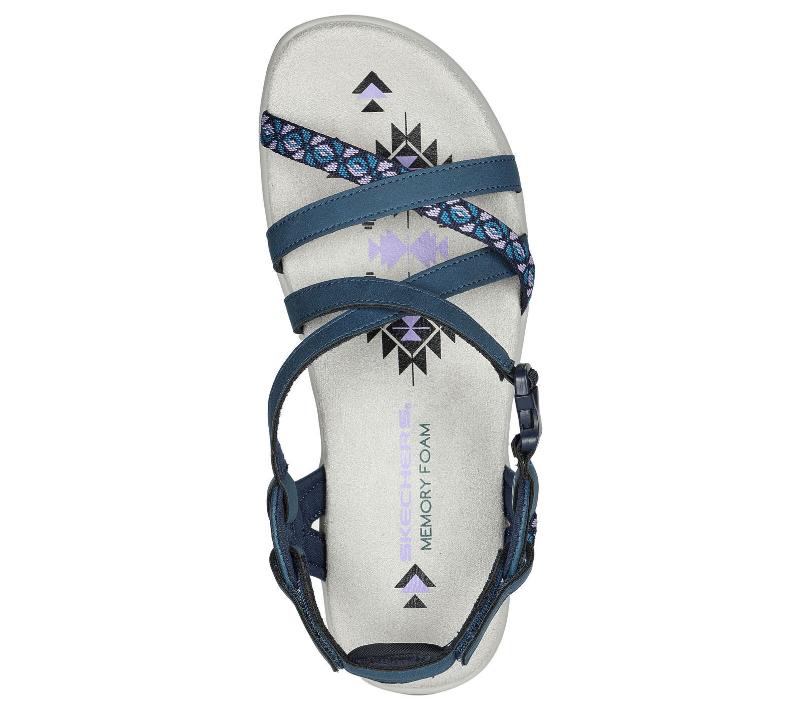 Skechers Reggae Slim - Vacay - Wandersandalen - Damen | Hardloop