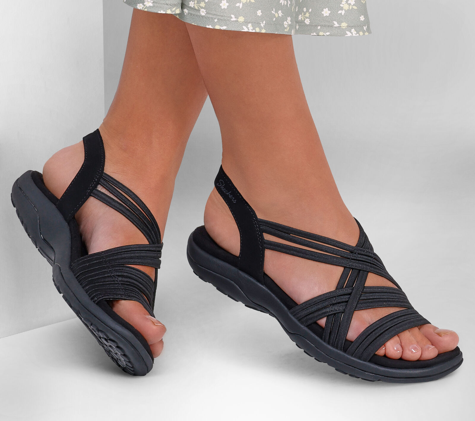 Skechers Reggae Slim - Simply Stretch - Sandały turystyczne damskie | Hardloop