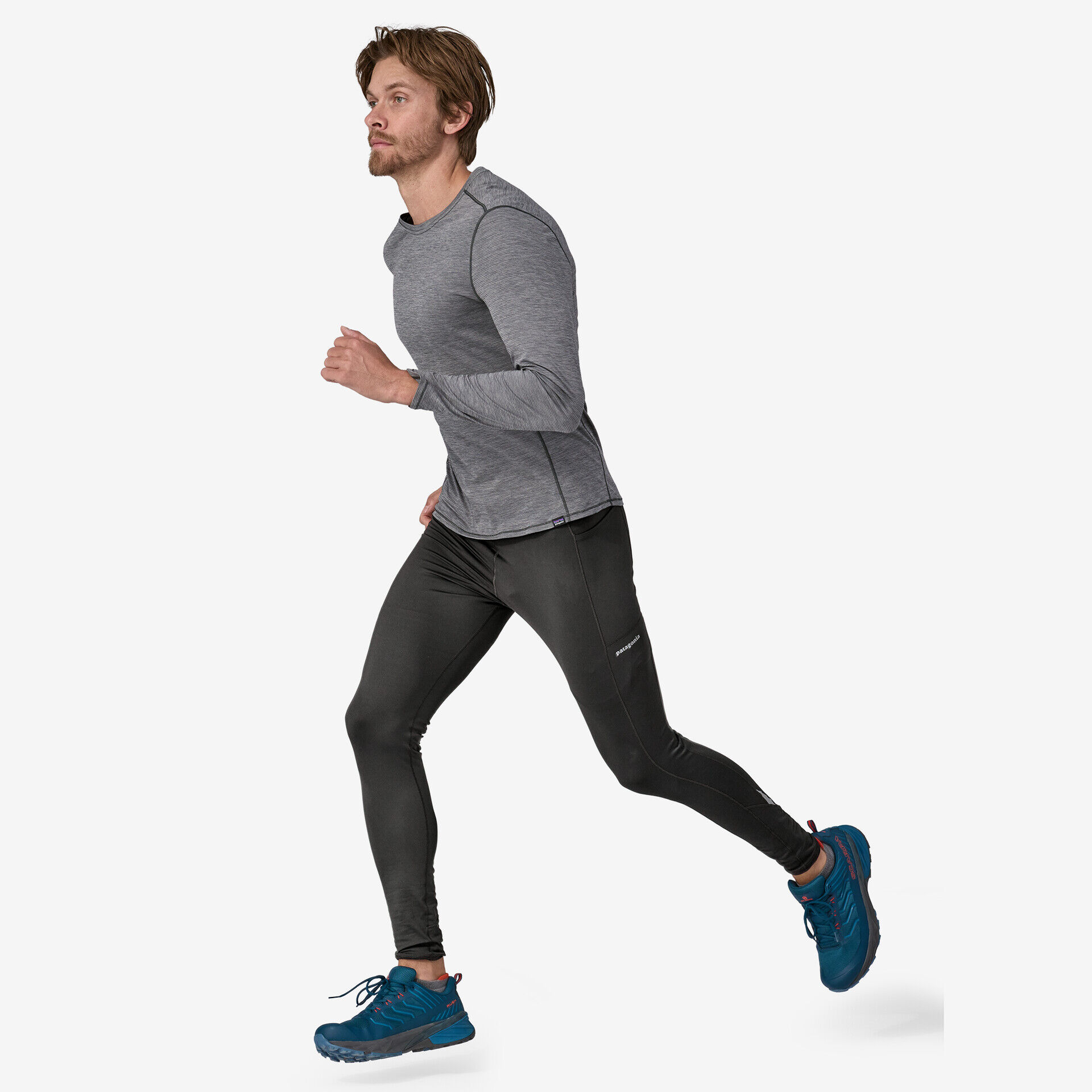 Patagonia Peak Mission Tights - Leggings running - Uomo
