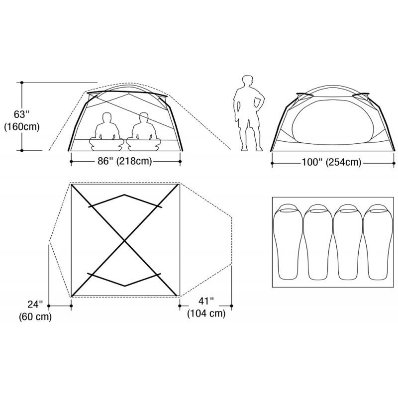 Marmot Limestone 4P - Zelt