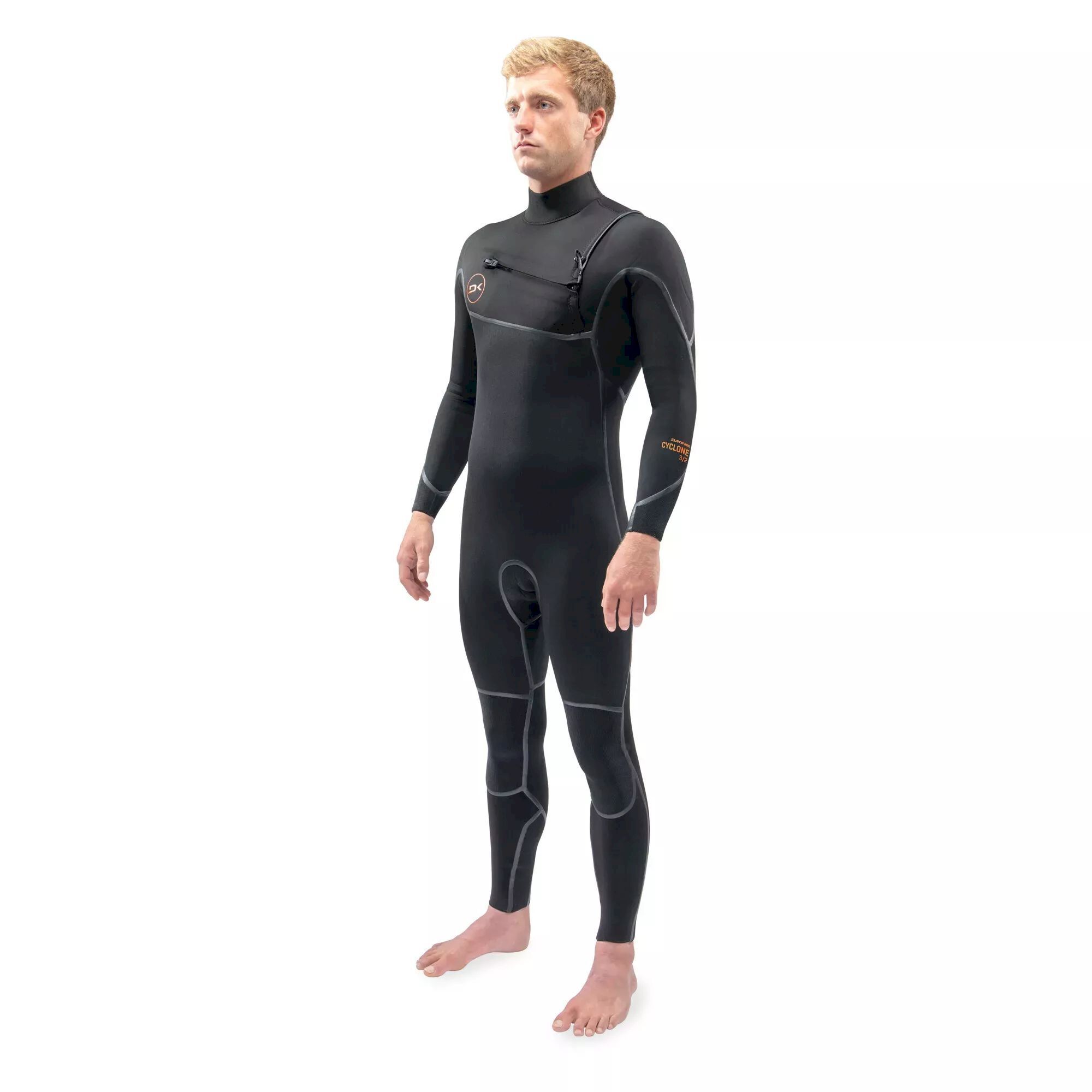 Dakine Cyclone Chest Zip Full Suit 4/3mm - Mute da surf - Uomo | Hardloop