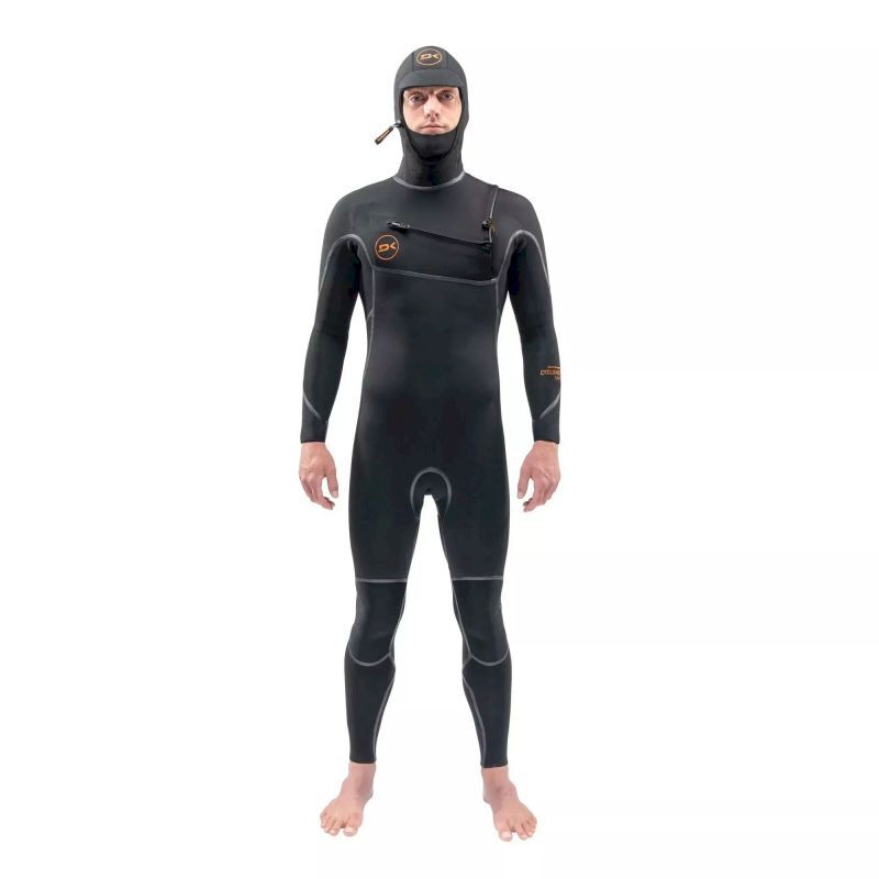 Dakine Cyclone Chest Zip Hooded 4/3mm - Surf Wetsuit - Men's | Hardloop